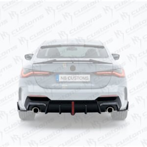 Difusor look CS + splitters com luz F1 BMW G22/G23