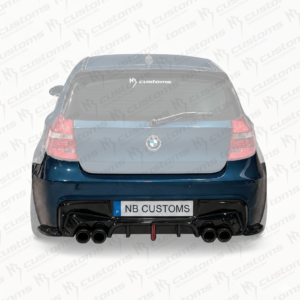 Para-choques + difusor NB Performance com luz F1 (OO-OO) BMW E81/E87